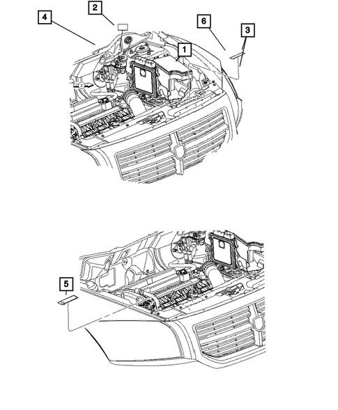 Under Hood for 2008 Jeep Compass #0