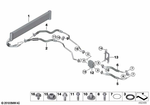 17222284698 - : Transmission Oil Cooler Line, Return for BMW Image