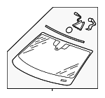 3G8845011KNVB - : Windshield for Volkswagen: Arteon Image