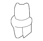 91545SE0003 - : Rear Shield Clip for Acura Image