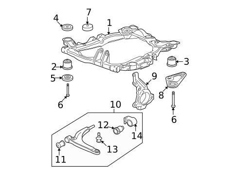 Suspension, Springs & Related Components for 2008 Chevrolet Malibu #1