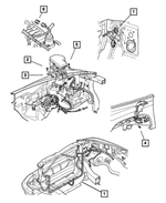56049237AE - : Headlamp To Dash Wiring for Mopar Image