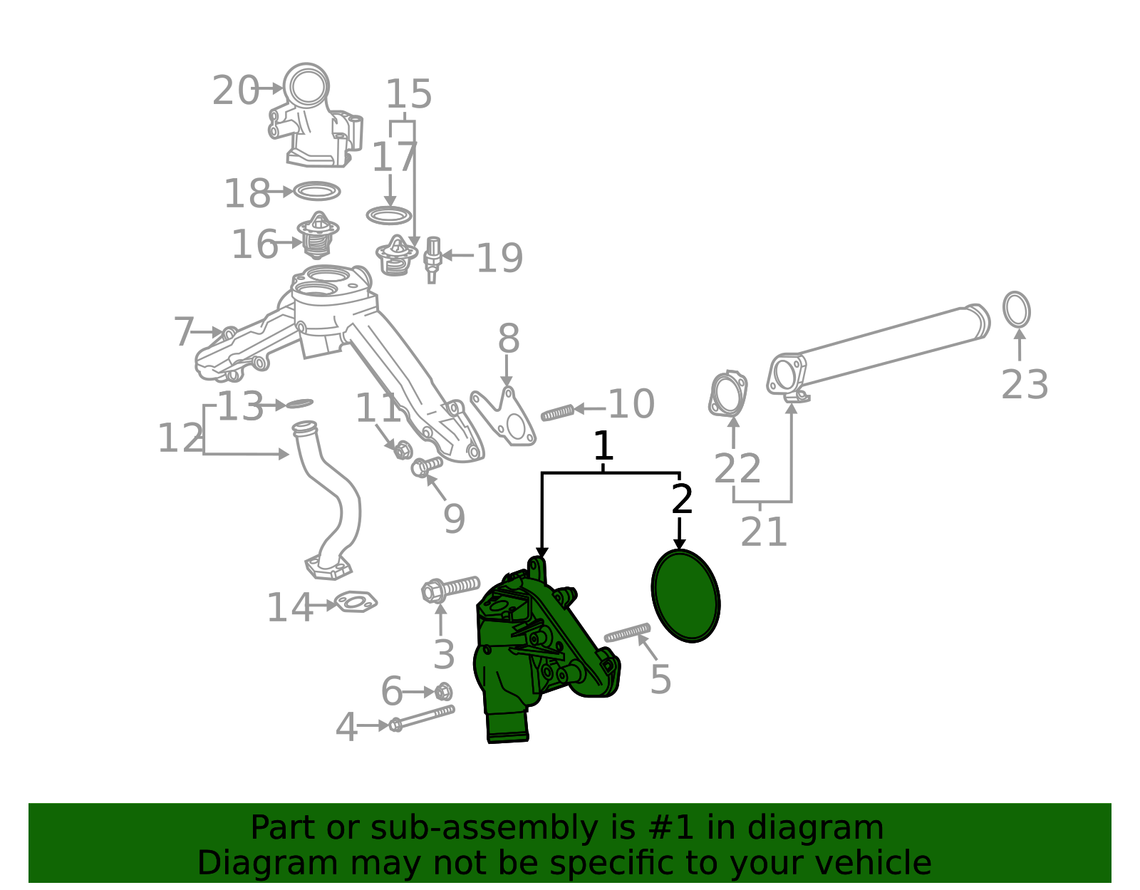 2017-2026 GM Engine Water Pump 12680257 GM | GMPartsDirect.com