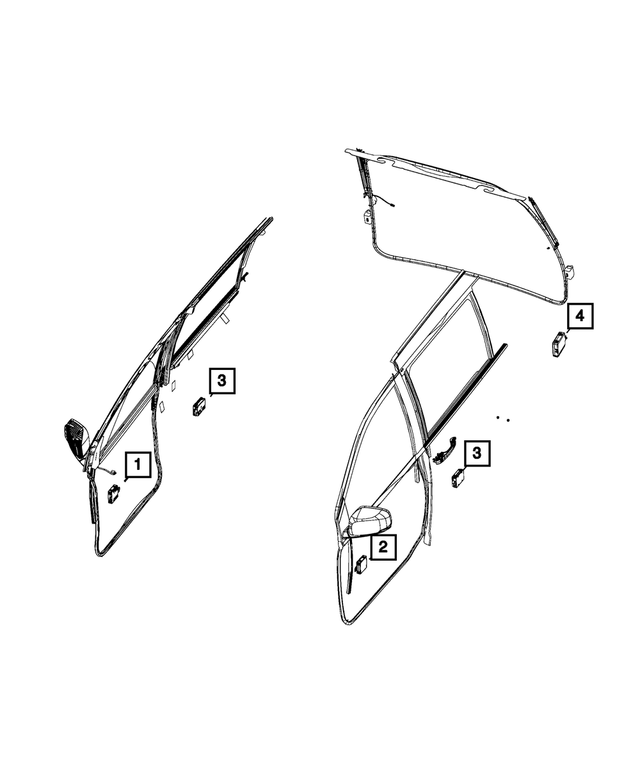 5026862AE - Electrical: Door Module, Right for Mopar Image