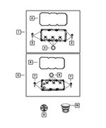4892294AA - Engine 3.5L Six Cylinder: Cylinder Head Cover Isolator, Mounting, Right for Mopar Image