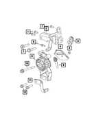 68158710AA - Engine: Wiring Bracket for Mopar Image
