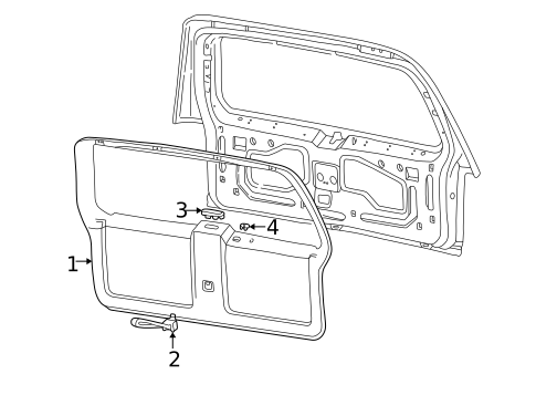 Interior Trim for 2000 Ford Explorer #0