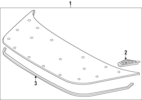 Exterior Trim - Hood for 2024 Subaru Solterra #0