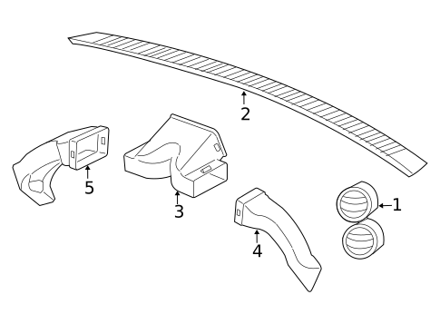 Ducts for 2008 Jeep Commander #0