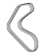 C2D61183 - Cooling System: Drive Belt for Jaguar Image