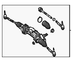 2134605302 - Steering: Gear Assembly for Mercedes-Benz Image