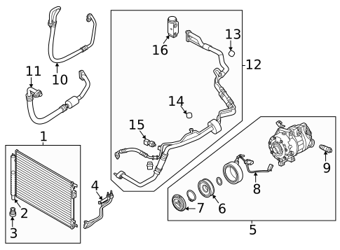 Hoses & Pipes for 2025 Genesis GV80 #1
