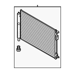 97606T6510 - HVAC: Condenser for Hyundai Image