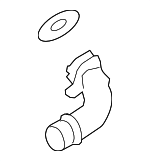 PAC121137C - Cooling System: Connector Pipe for Porsche Image image