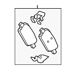26445684 - Brakes: Brake Pads for GM Image