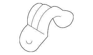 546143NF0A - Suspension: Stabilizer Bar Bracket for Nissan: LEAF, Rogue Image