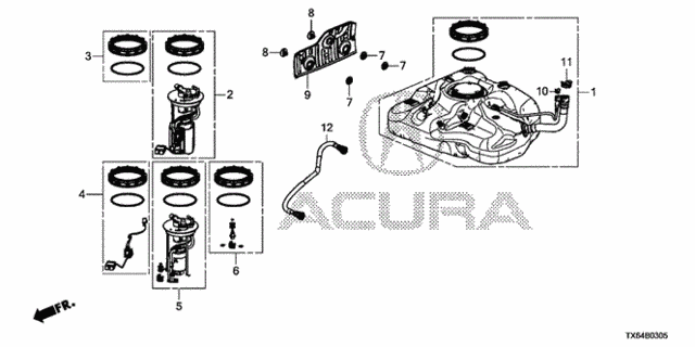 Fuel Tank (KA/KC) for 2014 Acura ILX #0