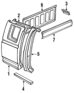 E7TZ18280A58A - Body: Corner Panel for Ford Image image