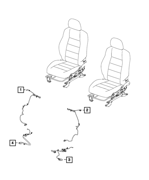 Wiring-Body and Accessories for 2016 Jeep Patriot #3