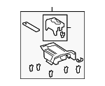 588040C080C0 - Body: Storage Compartment for Toyota Image image