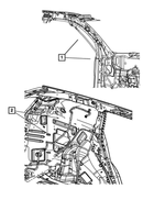 5178176AB - Body Sheet Metal Except Doors: Sunroof Drain Hose, Right for Mopar Image image