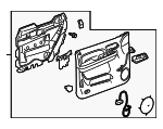 22818545 - Body: Door Trim Panel for Cadillac: Escalade, Escalade ESV Image