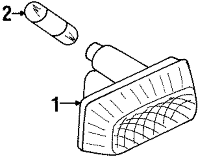 813953049A - Electrical: Side Marker Lamp for Audi Image