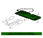 thumbnail interactive-video image 1 of 1st Class Auto Parts Front Lower Engine Cover For 2017-2019 Chevy Cruze - 84063313 GM1228157 1 of 3