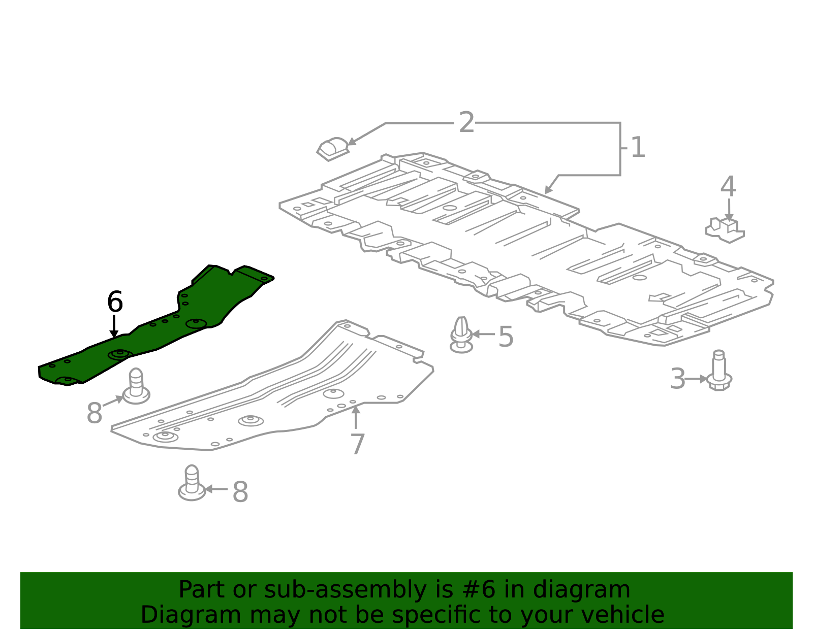 Evan-Fischer Engine Splash Shield For Chevrolet Cruze 2016-2019 – Passenger Side Front Lower (39026302 / GM1228171)