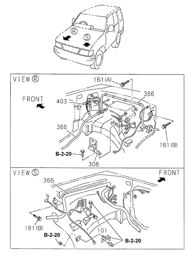 Wire Harness (Engine) (2) for 1998 Acura SLX #0