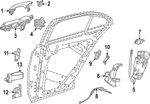 Rear Door for 2025 Mercedes-Benz C43 AMG #1