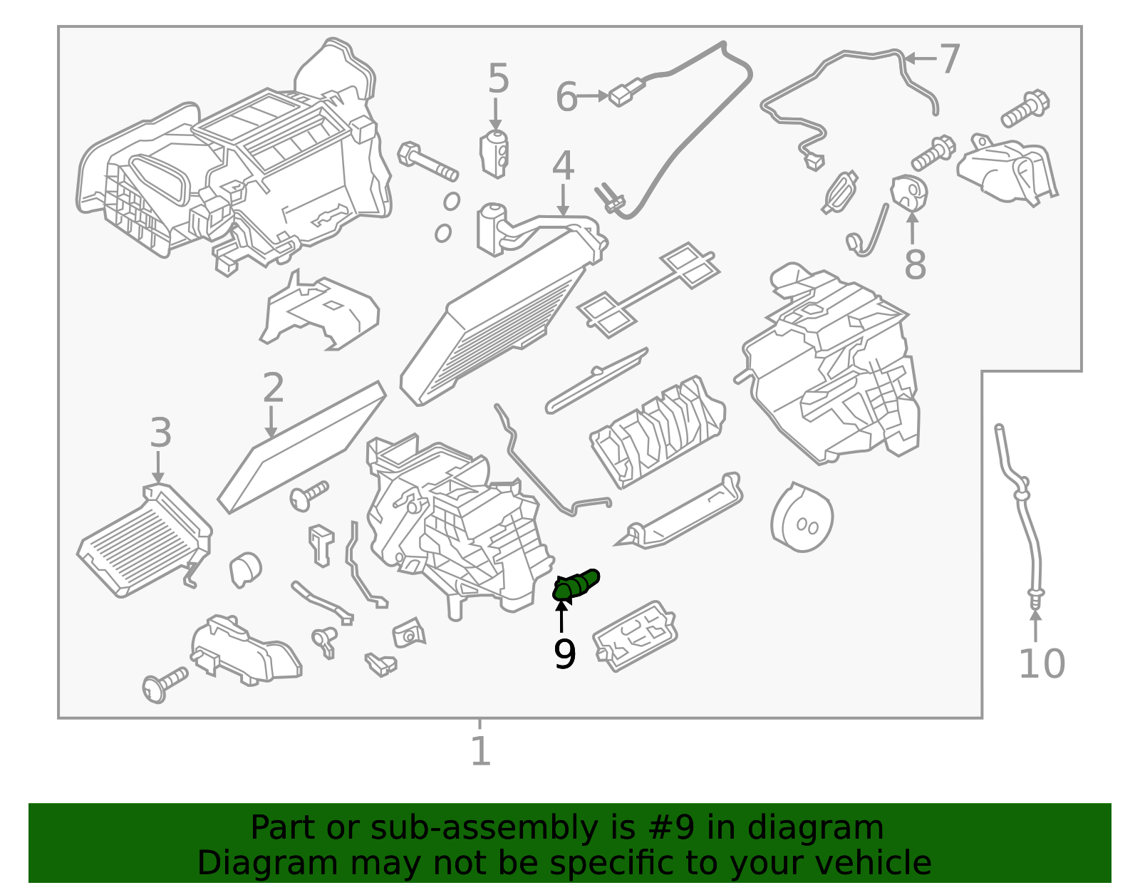 27726em01a - Nissan Cabin Air Temperature Sensor Aspirator Tube ...