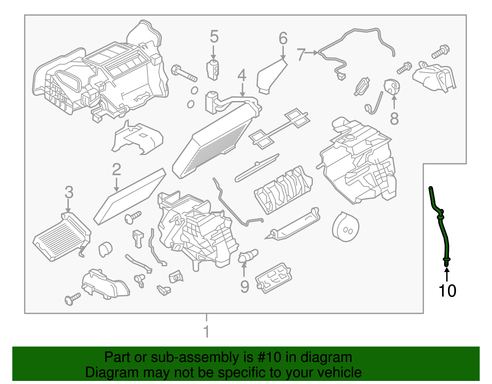 Drain Hose - Nissan (92590-3NA0A)