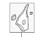 4580420AD - Body: Cowl Side Panel for Chrysler: 300M, Concorde, LHS | Dodge: Intrepid Image