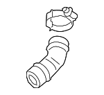 5Q0145828 - Cooling System: Rear Hose for Audi: A3, A3 Quattro, S3, TT Quattro, TTS Quattro Image