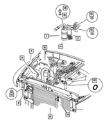 68054876AA - Air Conditioning &amp; Heater: Suction And Discharge Line Accumulator for Dodge: Ram 1500, Ram 2500, Ram 3500 Image