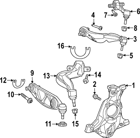 Suspension Components for 2025 Mercedes-Benz SL55 AMG #0