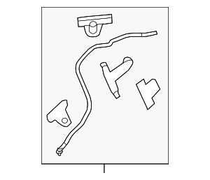 HB5Z78502C52A - : Drain Hose for Ford: Explorer, Police Interceptor Utility Image