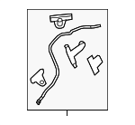 HB5Z78502C52A - Body: Drain Hose for Ford: Explorer, Police Interceptor Utility Image image