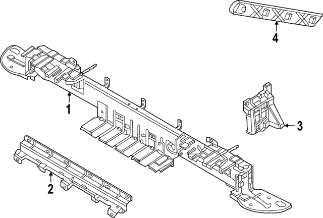 86630K5000 - : Impact Bar for Hyundai Image