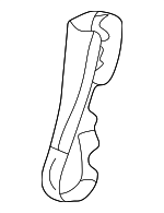 81357S9VA01ZC - Body: Recline Cover for Acura: MDX Image