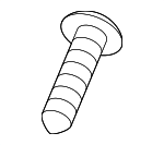 1249304163 - Body: Lower Trim Panel Screw for Hyundai: Accent, Elantra, Elantra GT, Ioniq 5, Kona, Kona Electric, Kona N, Palisade, Santa Fe, Sonata, Tucson, Veloster, Veloster N, Venue, XG300, XG350 Image