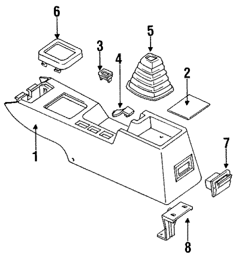 Center for 1993 Isuzu Stylus #0