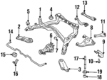 7399880M00 - Suspension: Protector Clip for Infiniti Image