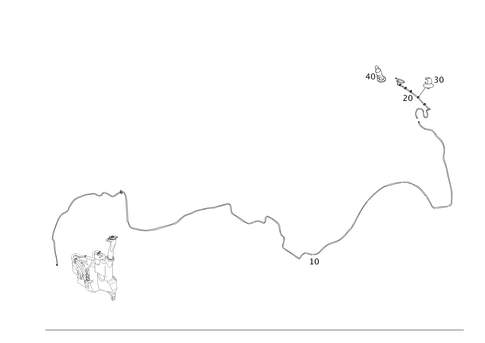 Rear Panel Door Pane Washer for 2008 Mercedes-Benz R320 #0