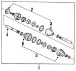 26003632 - Suspension: Cv Axle Shaft for GM Image