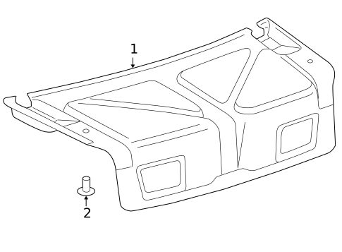 Interior Trim - Trunk for 1999 Toyota Camry #0