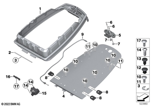 Motorcycle Trim Section, Windshield for 2018 BMW-Motorrad F 850 GS #0