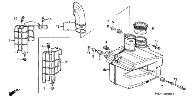 Resonator Chamber for 1999 Acura TL #0