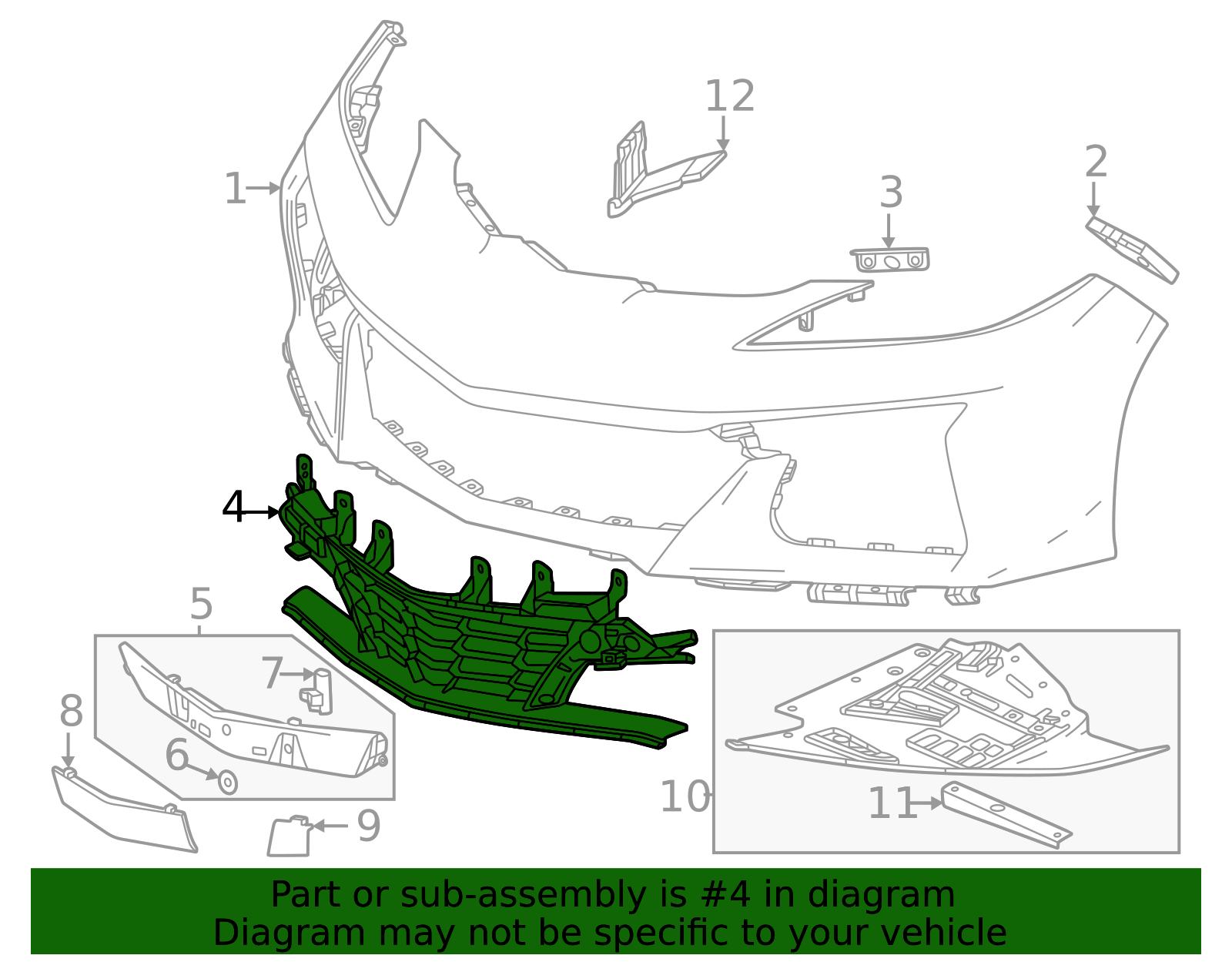 2023-2026 Chevrolet Corvette Lower Cover 85572180 GM | GMPartsDirect.com